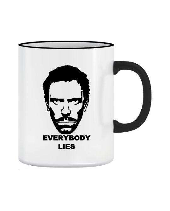 Puodelis Doctor House Everybody lies Puodelis Doctor House Everybody lies